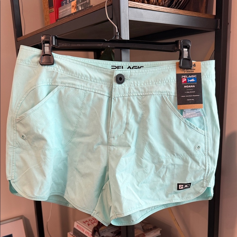 Pelagic Women's Mint Green Athletic Shorts